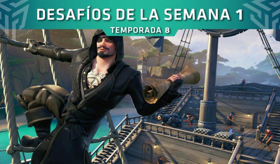Desafíos Semana 1 de Fortnite (Temporada 8) – Misiones y localizaciones