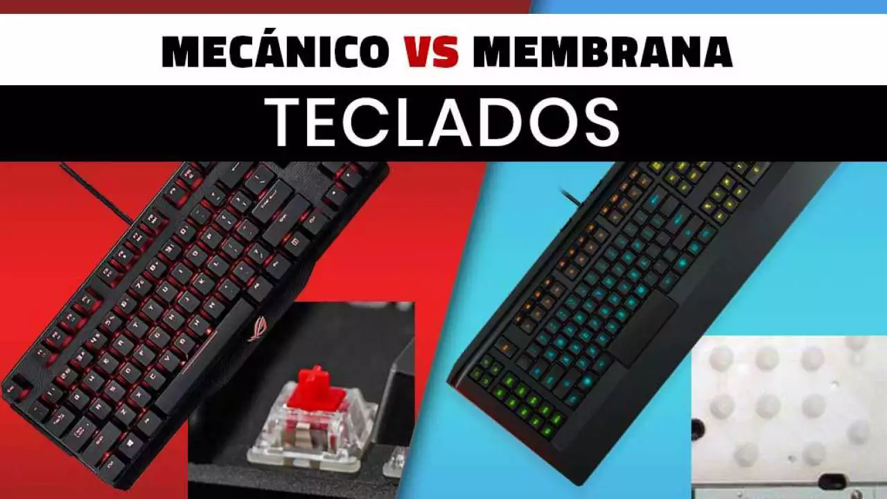 Diferencias entre teclados mecánicos y de membrana - Linuxbasico