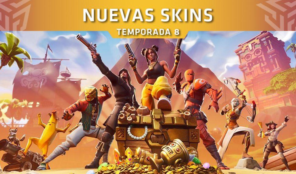 ¡Estas son las nuevas skins de la Temporada 8 de Fortnite!