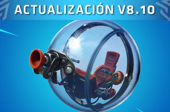 Fortnite recibe la actualización V8.10 – Cambios y novedades