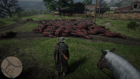 Red Dead Online se está llenando de pilas de caballos muertos