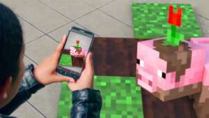 tráiler minecraft realidad aumentada