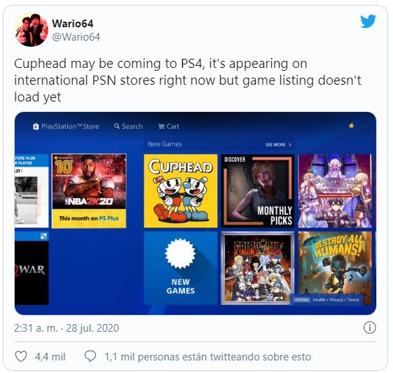 CupHead PS4