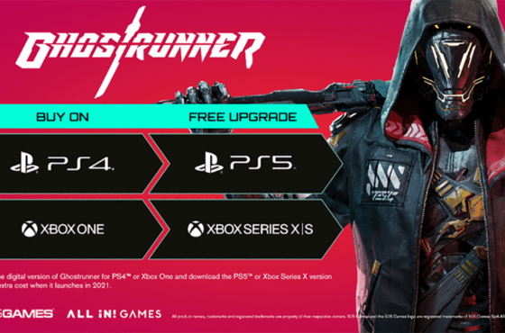 Ghostrunner actualización a PS5 y Xbox Series X