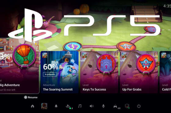 PS5 muestra su interfaz de usuario por primera vez
