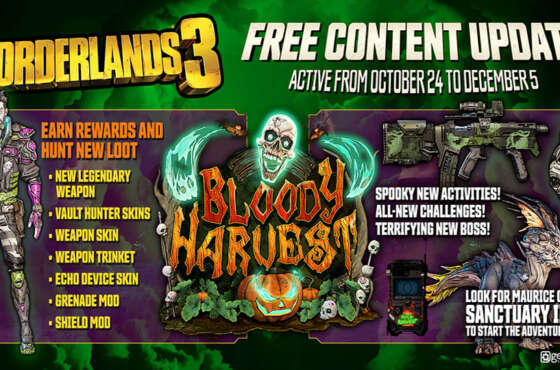 Borderlands 3. El evento de temporada “Cosecha Sangrienta”