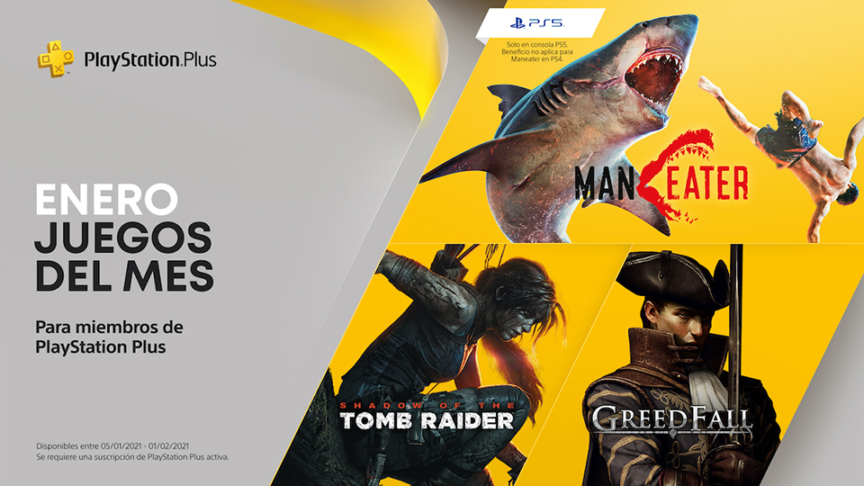 PlayStation Plus en enero