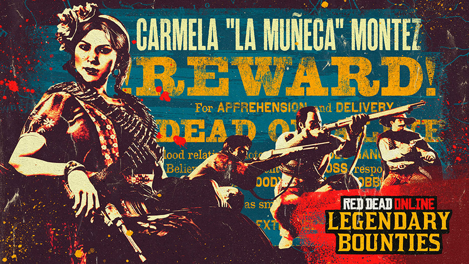 Red Dead Online: la Fugitiva Legendaria Carmela Montez