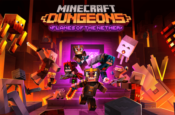 El DLC Las llamas del Inframundo de Minecraft Dungeons