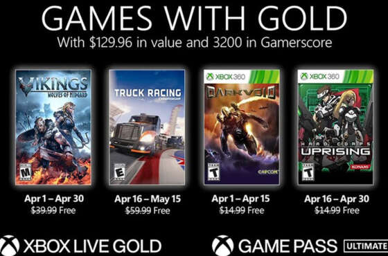 Games with Gold de abril de 2021