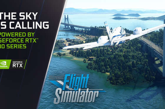 Microsoft Flight Simulator dobla el rendimiento con GeForce RTX 30 Series