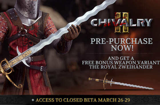 En marcha la beta cerrada multiplataforma de Chivalry 2