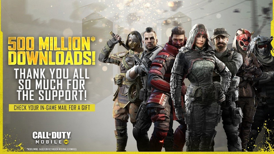 Call of Duty: Mobile supera oficialmente los 500 millones de descargas