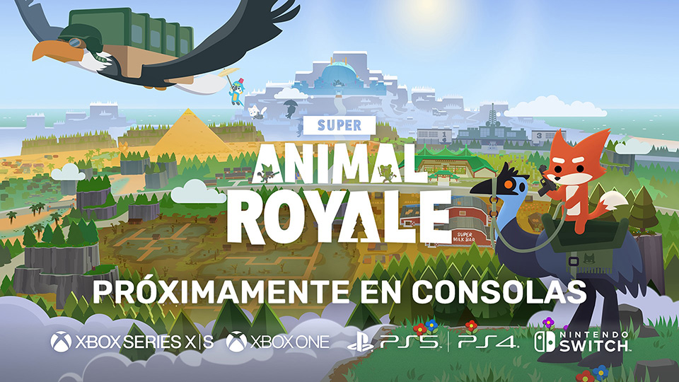 Super Animal Royale anuncia su lanzamiento en consolas