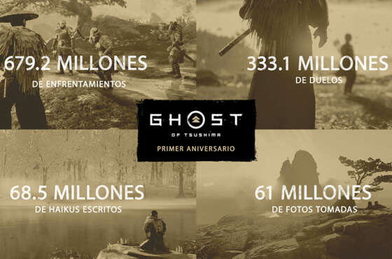 Las estadísticas de Ghost of Tsushima en su primer aniversario