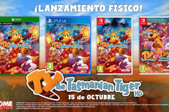TY the Tasmanian Tiger HD llegará en formato físico