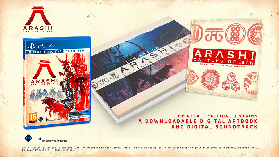 Arashi: Castles Of Sin ya disponible en formato físico