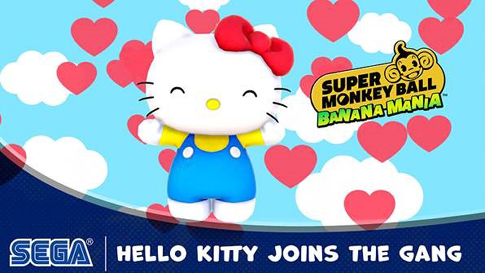 Hello Kitty se une a Super Monkey Ball Banana Mania