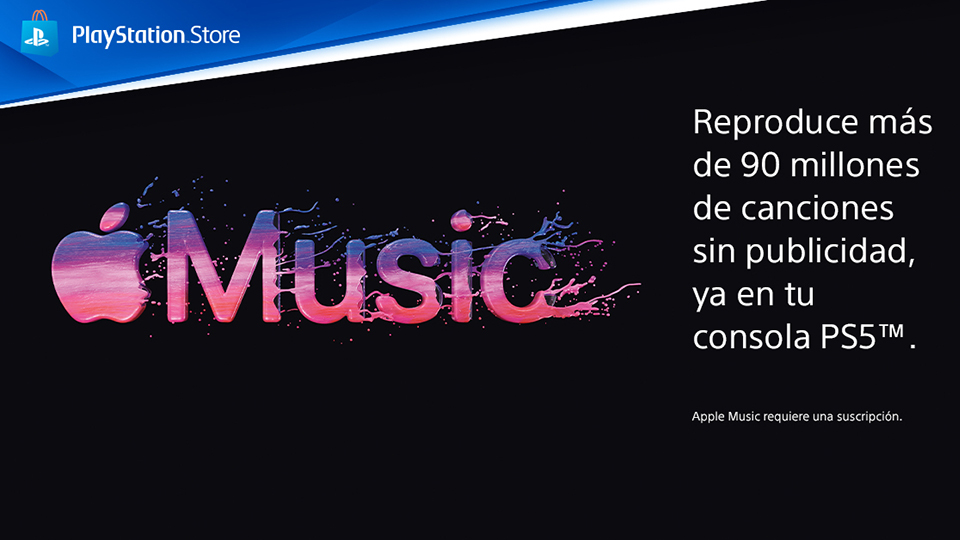 Apple Music ya disponible para PlayStation 5