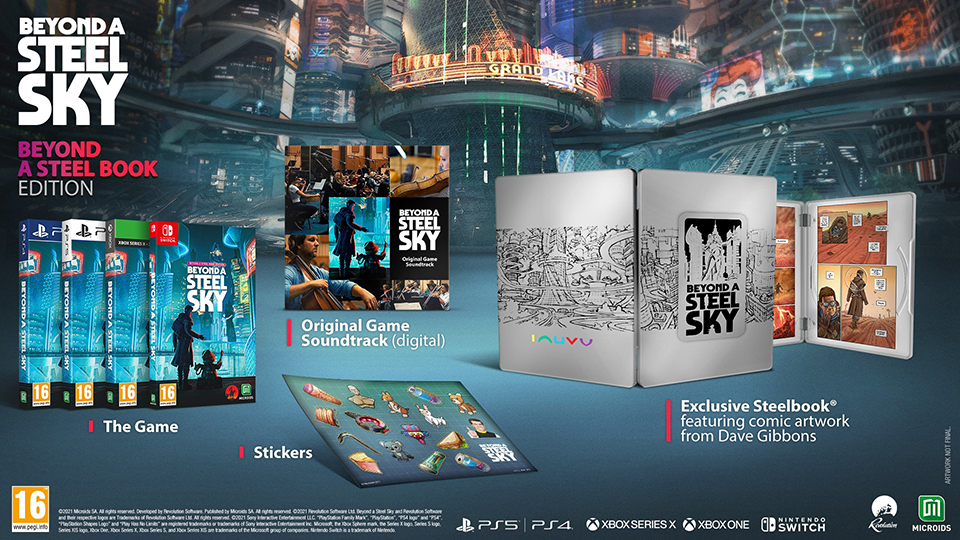 Beyond a Steel Sky ya está disponible para consolas en formato físico