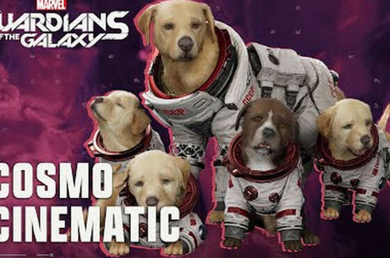 Cosmo, el perro del espacio, nos trae una nueva cinemática de Marvel’s Guardians of the Galaxy