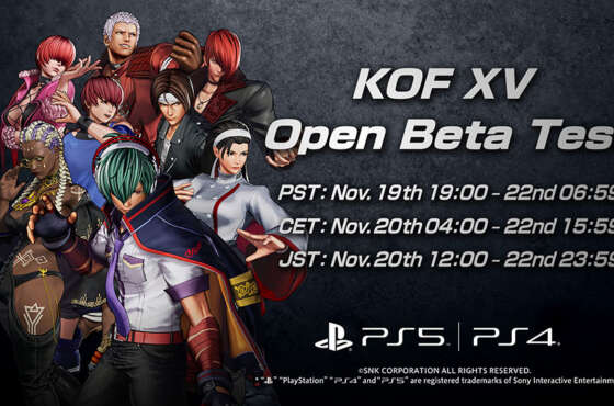 THE KING OF FIGHTERS XV contará con una beta abierta exclusiva para PS4 y PS5
