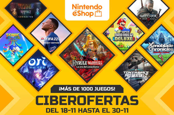 Más de 1000 juegos en oferta para Nintendo Switch en las Ciberofertas