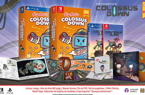 Colossus Down ya está disponible en formato físico para PS4 y Switch