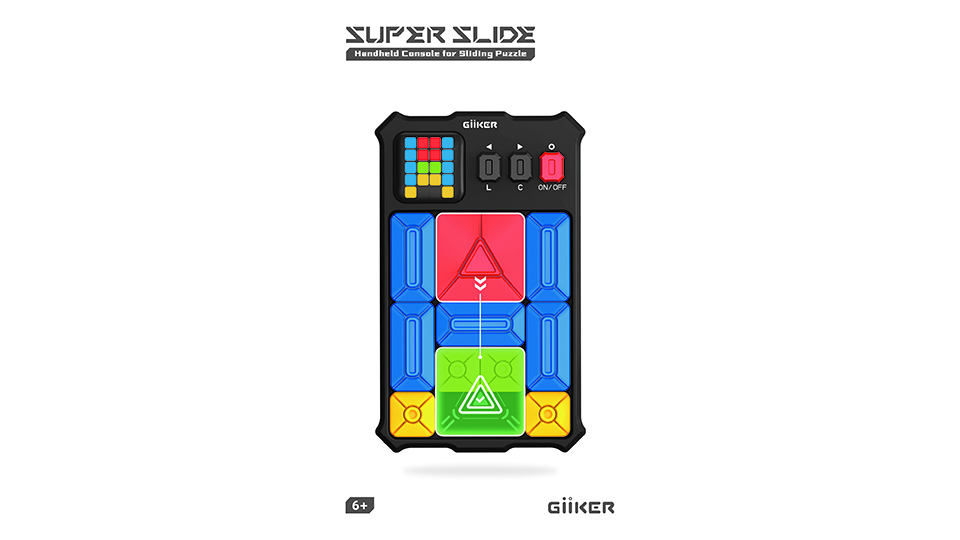 GiiKER Super Slide: una llamativa consola portátil de puzles deslizantes
