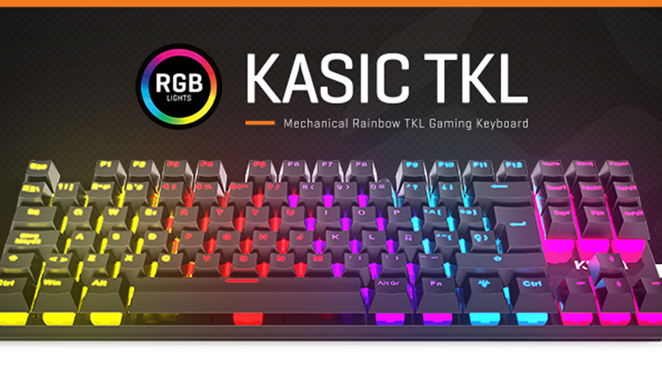 Krom Kasic TKL, un compacto teclado mecánico RGB