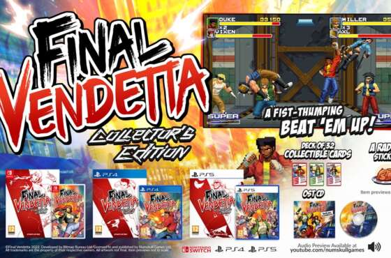 Final Vendetta, el nuevo juego Arcade Beat ’Em Up de Bitmap Bureau, pronto en formato físico.