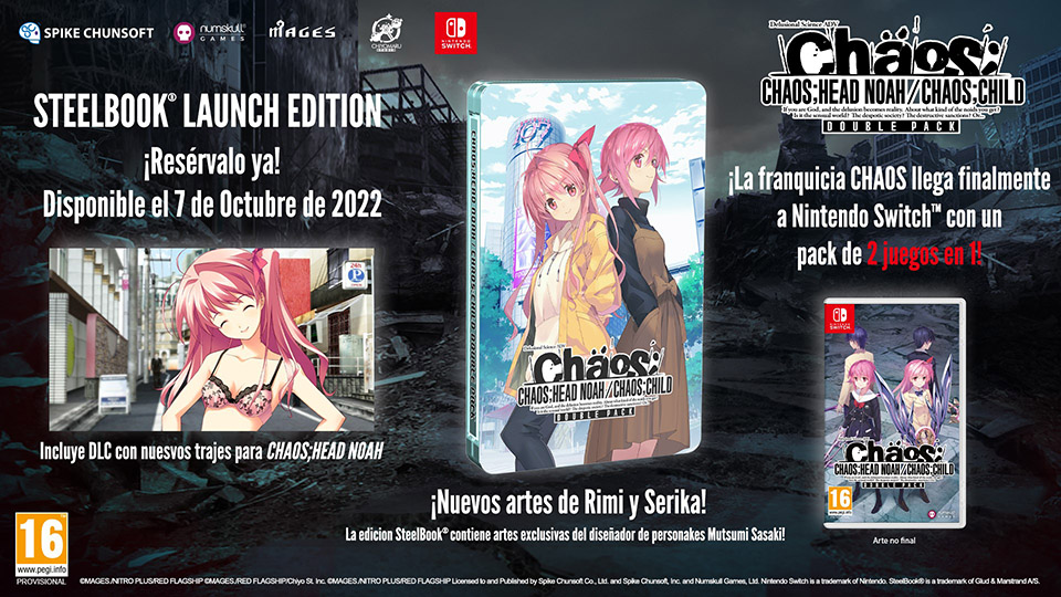 Chaos Double Pack llegará en formato físico para Nintendo Switch