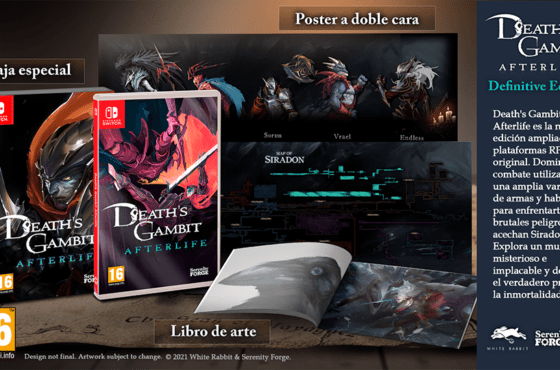 La edición especial de Death’s Gambit: Afterlife para Nintendo Switch ya está disponible