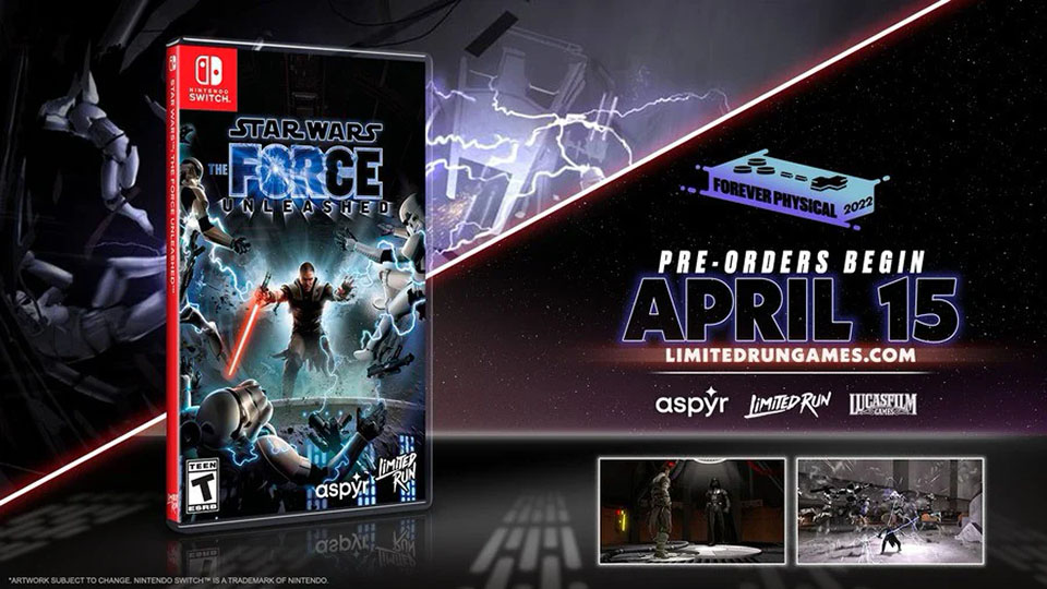 Star Wars: The Force Unleashed llega a Switch