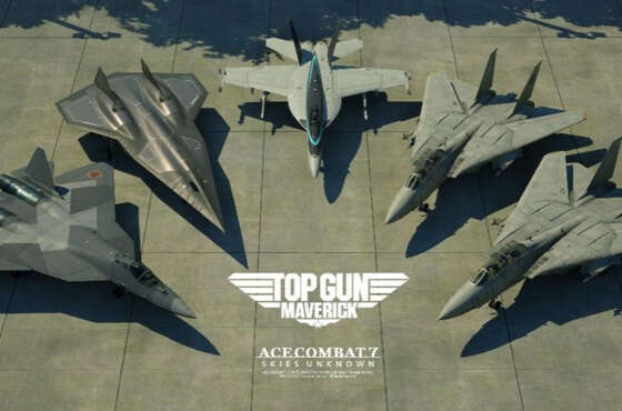 Ya disponible el contenido TOP GUN Maverick Aircraft Set para Ace Combat 7 Skies Unknown