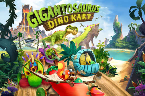 Dino Kart llega derrapando a consolas y PC en 2023