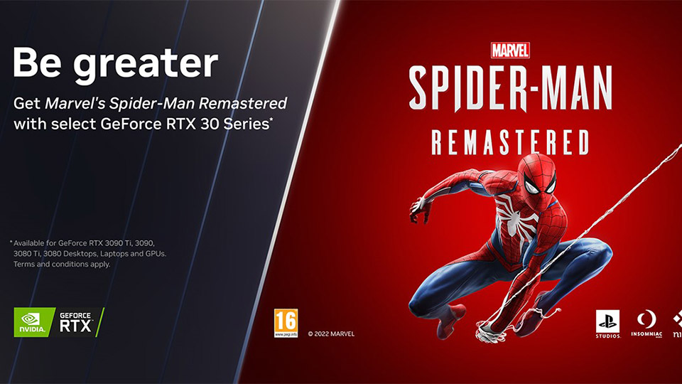NVIDIA regala Marvel’s Spider-Man Remastered
