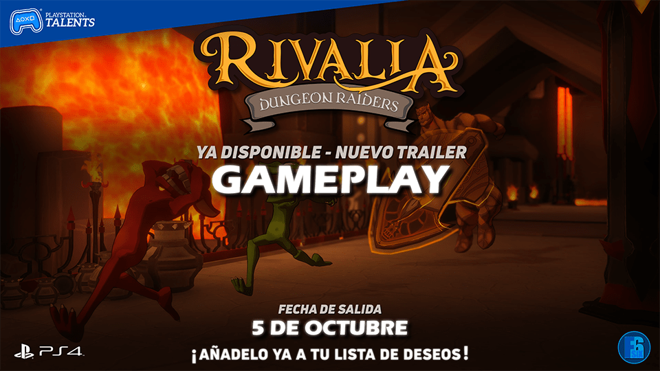 Rivalia: Dungeon Raiders muestra un nuevo gameplay trailer