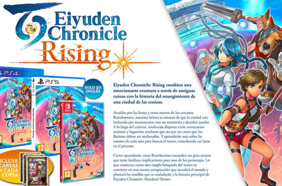Eiyuden Chronicle Rising llega en formato físico