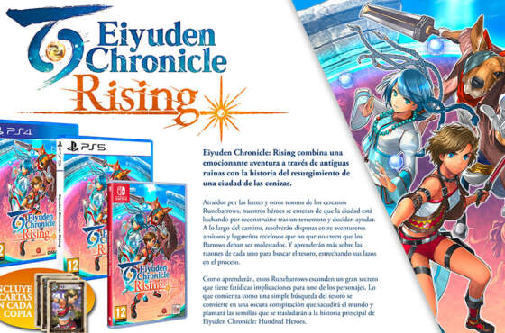 Eiyuden chronicle: Rising ya en pre-venta