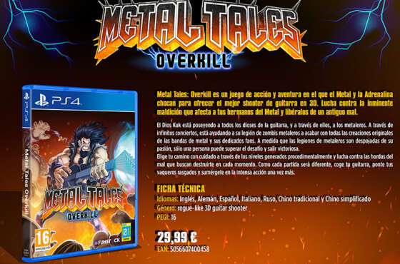 Metal Tales Overkill ya en pre-venta