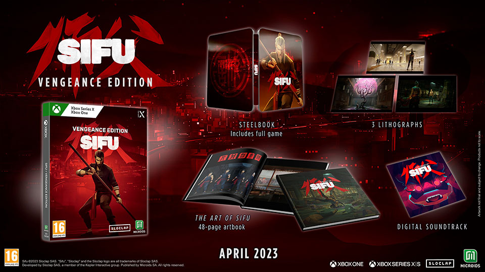 SIFU llegará en formato físico para Xbox en abril
