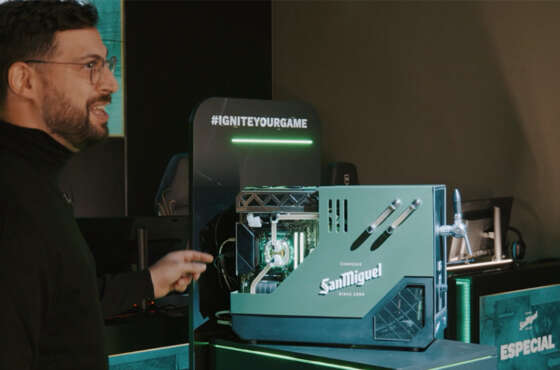Cervezas San Miguel presenta el primer PC que te sirve cerveza