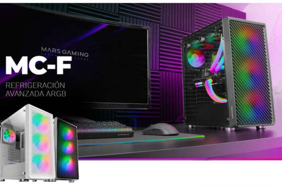 Nueva semitorre gaming ARGB MC-F de Mars Gaming