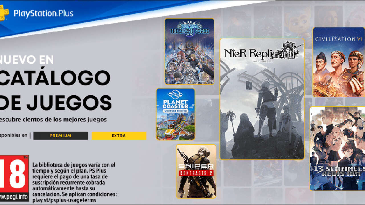 Todos los juegos de PS Plus Extra y Premium (actualizado noviembre 2023)