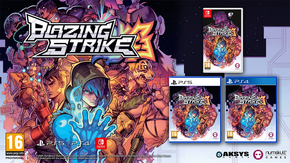 Blazing Strike llegará en formato físico