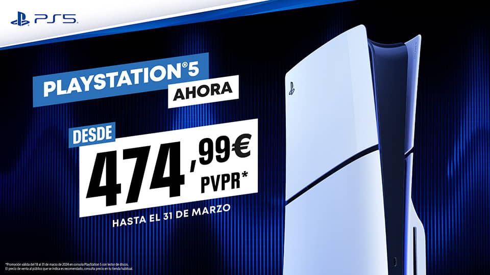 PS5 está disponible por 474,99€