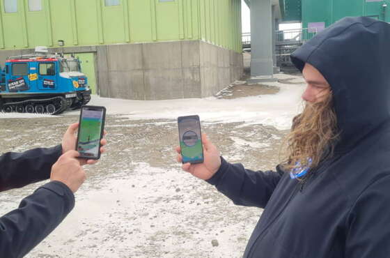 Dos PokéParadas en la Antártida