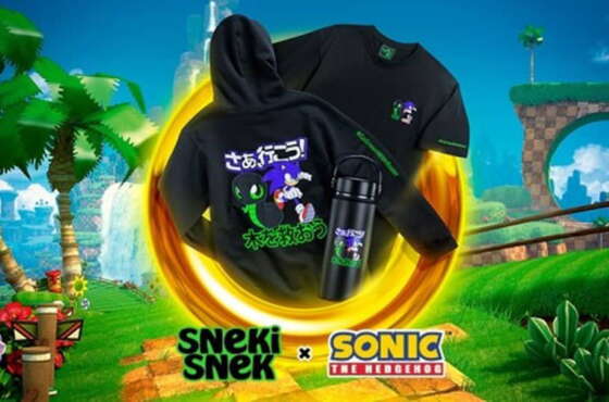 Sneki Snek y Sonic the Hedgedog presentan una línea de productos