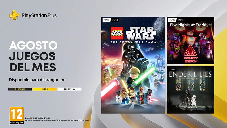 PlayStation Plus juegos del mes de agosto